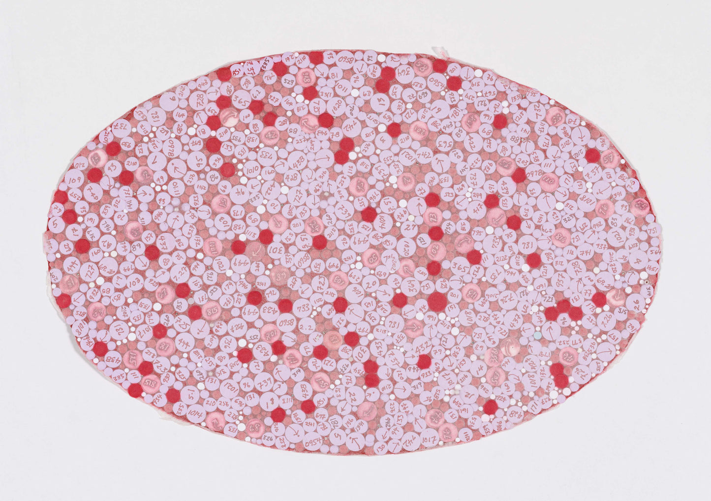 Howardena Pindell, Blood Diamonds (#97)