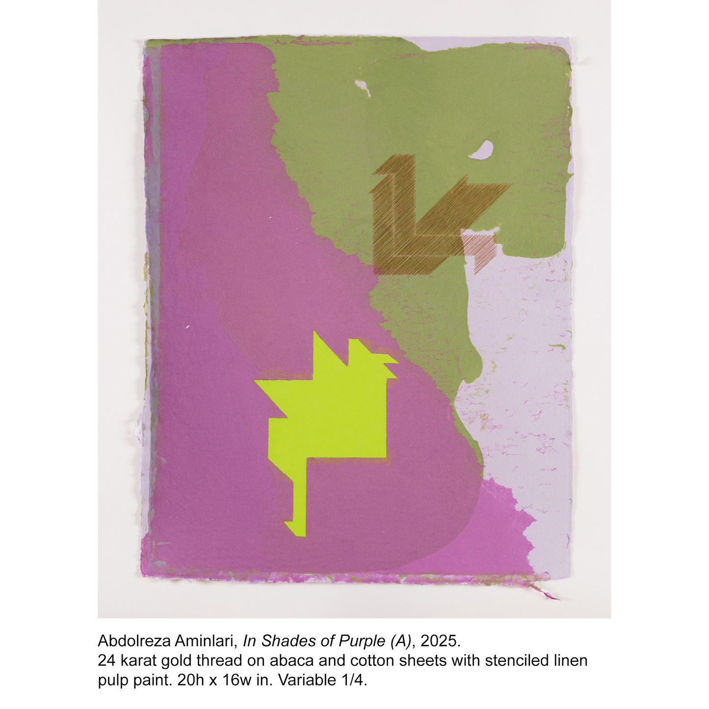 Abdolreza Aminlari - In Shades of Purple (A) - 1/4